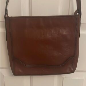 Frye Brown Leather Crossbody Bag